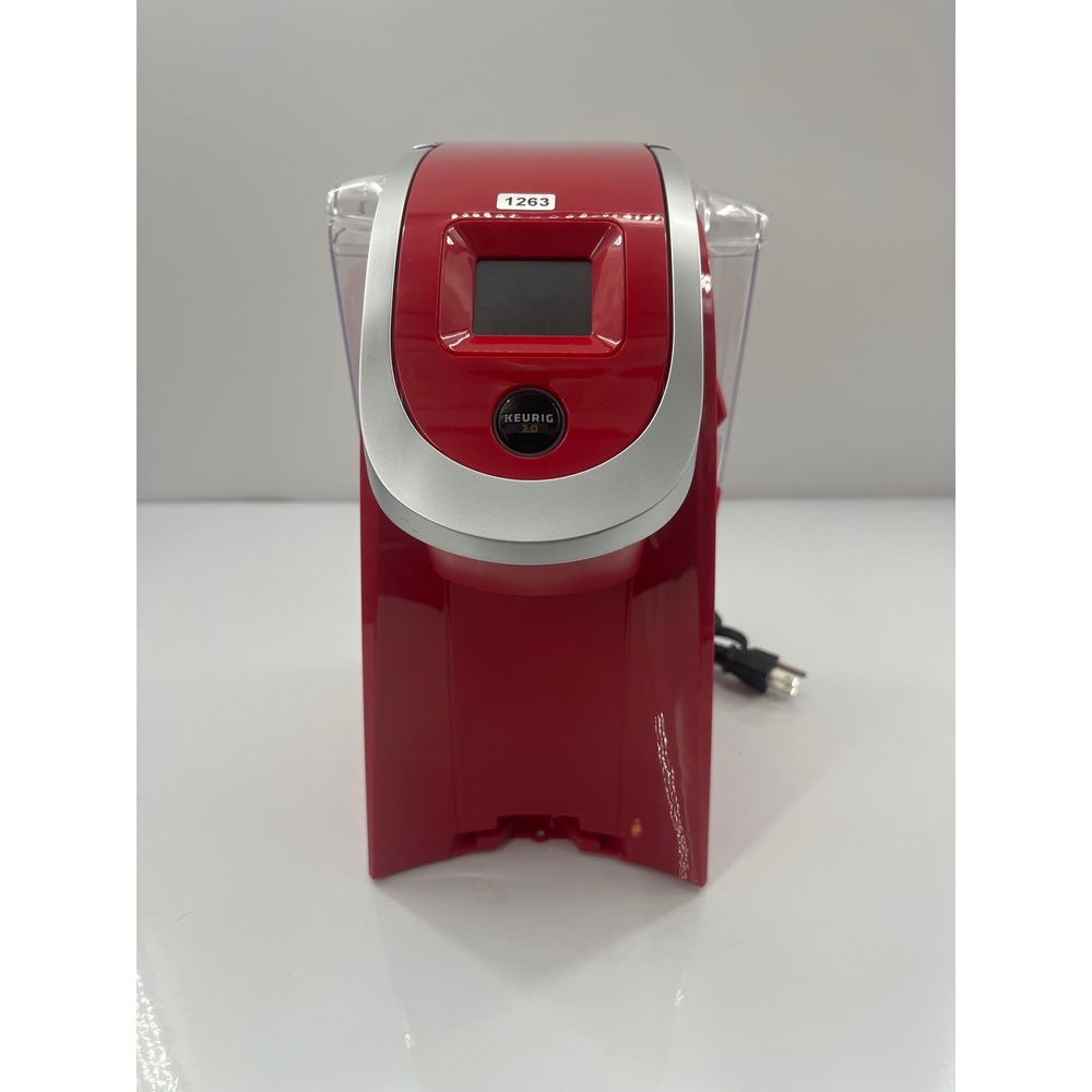 Keurig 2.0 K200 Plus Series Single Serve Coffee Maker Red K-Cup‎ Pod Brewer